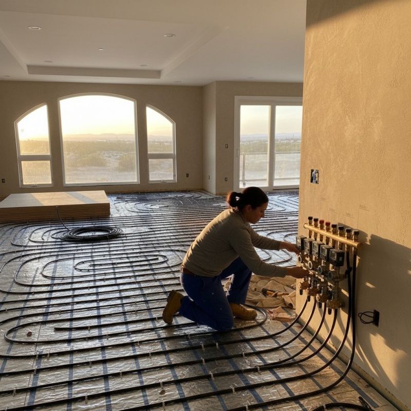 Floor Heating Installation